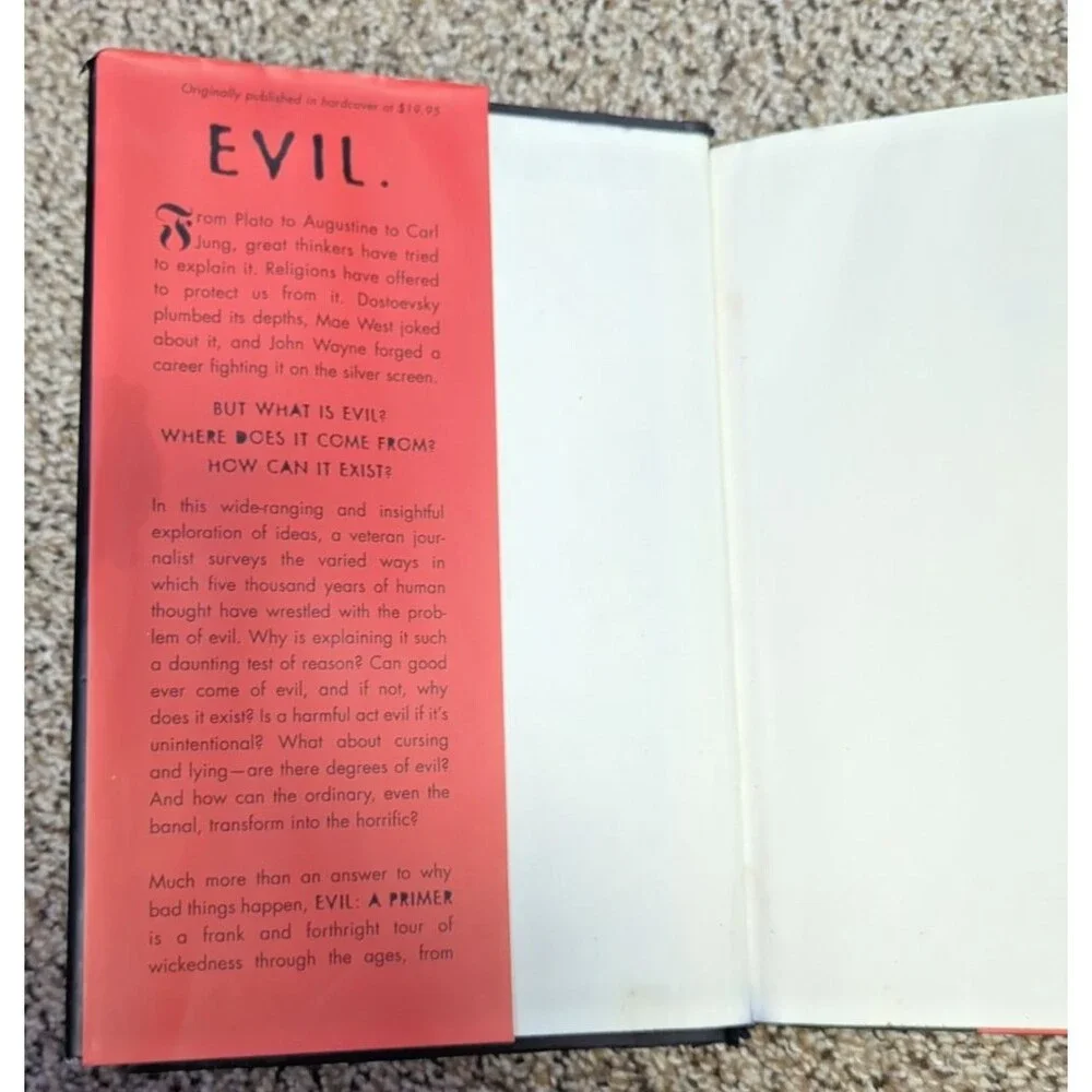 Evil: A Primer – William Hart – Hardcover – 2004 Condition: Low Good (Used)